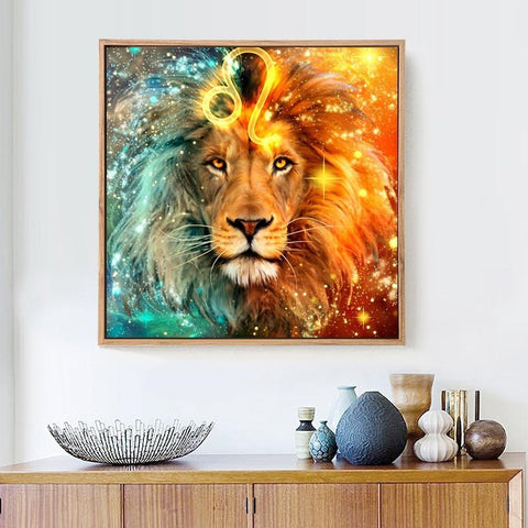 Image of 5D Diamond Painting Lion