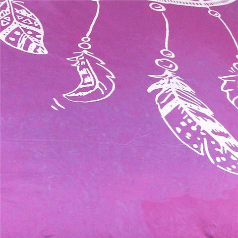 Image of Dreamcatcher Purple Decorative Tapestry