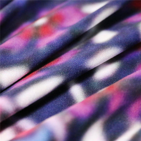 Image of Purple Glowing Mandala Tapestry