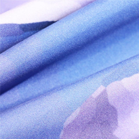 Image of Purple 3D Unicorn Tapestry