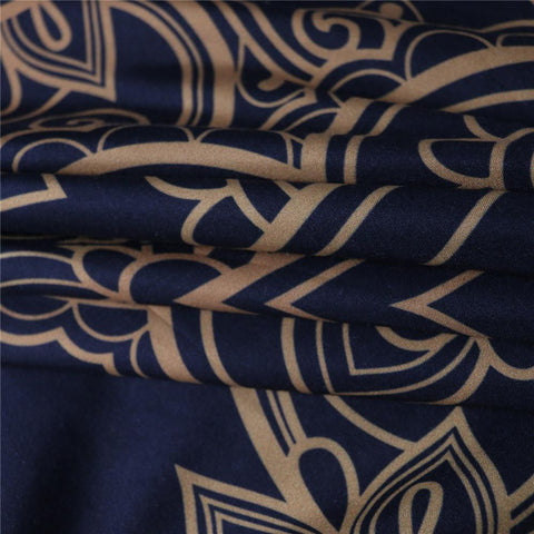 Image of Golden Star Moon Tapestry