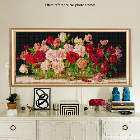 Image of Diamond Painting Floral Design