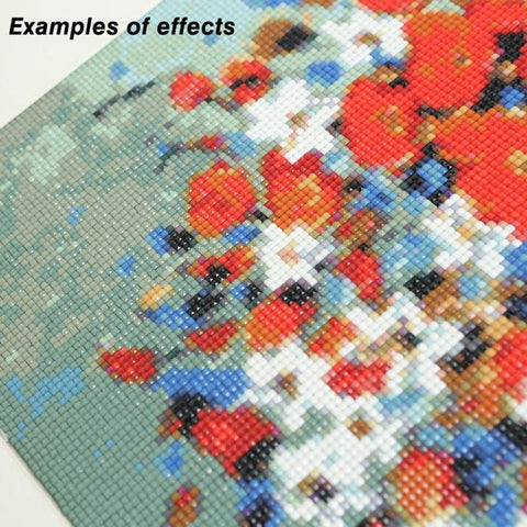 Image of HUACAN 5D Red Wine Pattern Diamond Embroidery DIY Diamond Painting Cross Stitch Full Square Picture of Rhinestones Kitchen Decor