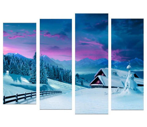 Image of Painting By Diamond Kit Snowed In