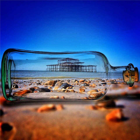 Image of Wishing Bottle 3D Square Diamond Painting Kit