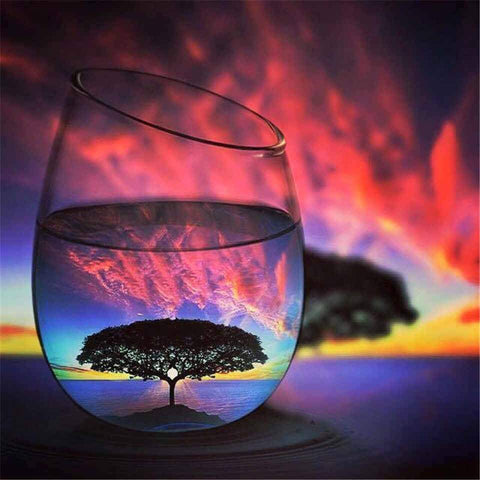 Image of Wishing Bottle 3D Square Diamond Painting Kit