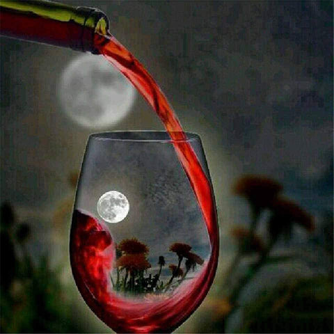 Image of Wishing Bottle 3D Square Diamond Painting Kit