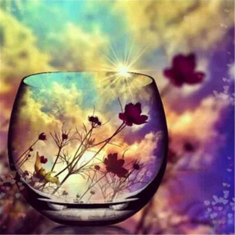 Image of Wishing Bottle 3D Square Diamond Painting Kit