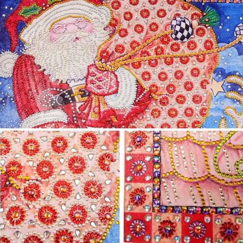 Image of Painting By Diamond Kit Special Shaped Santa Claus