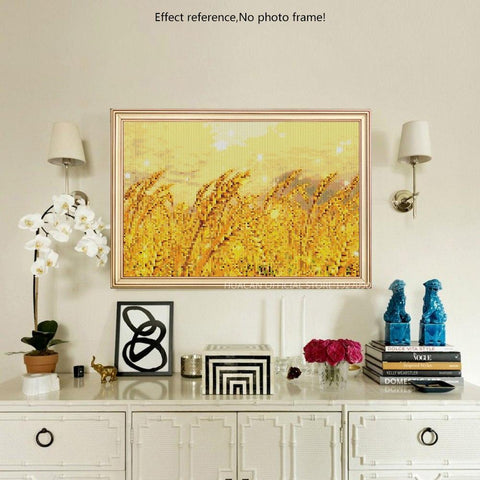 Image of Square Painting by Diamond kit 5D Corn Field