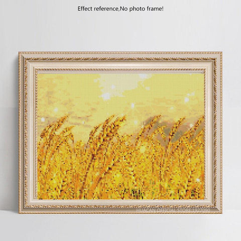 Image of Square Painting by Diamond kit 5D Corn Field