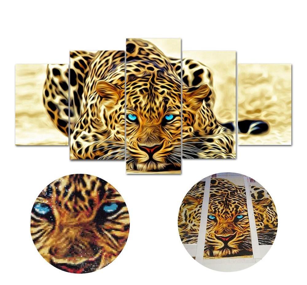 Painting By Diamond Kit Tiger At Large