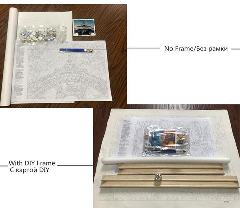 Image of Various Scenery Painting By Number Kits