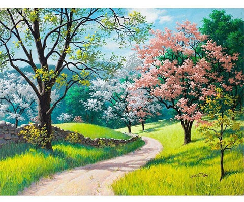 Image of Various Scenery Painting By Number Kits