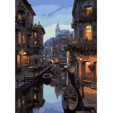 Image of Various Scenery Painting By Number Kits