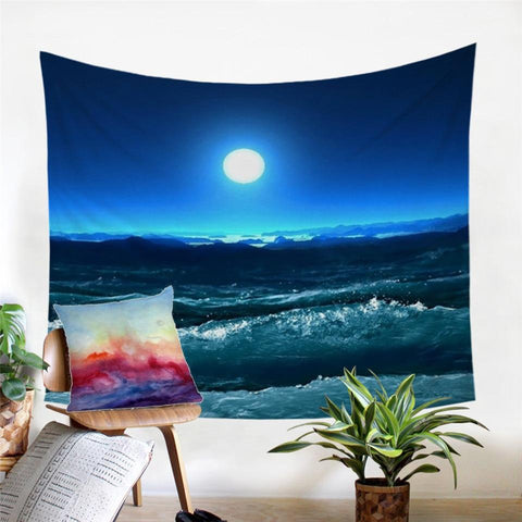 Image of 3D Beach Tapestry/Night Tapestry/Starfish Tapestry