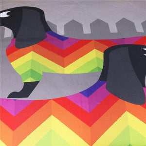 Cute Dachshund Sausage Tapestry