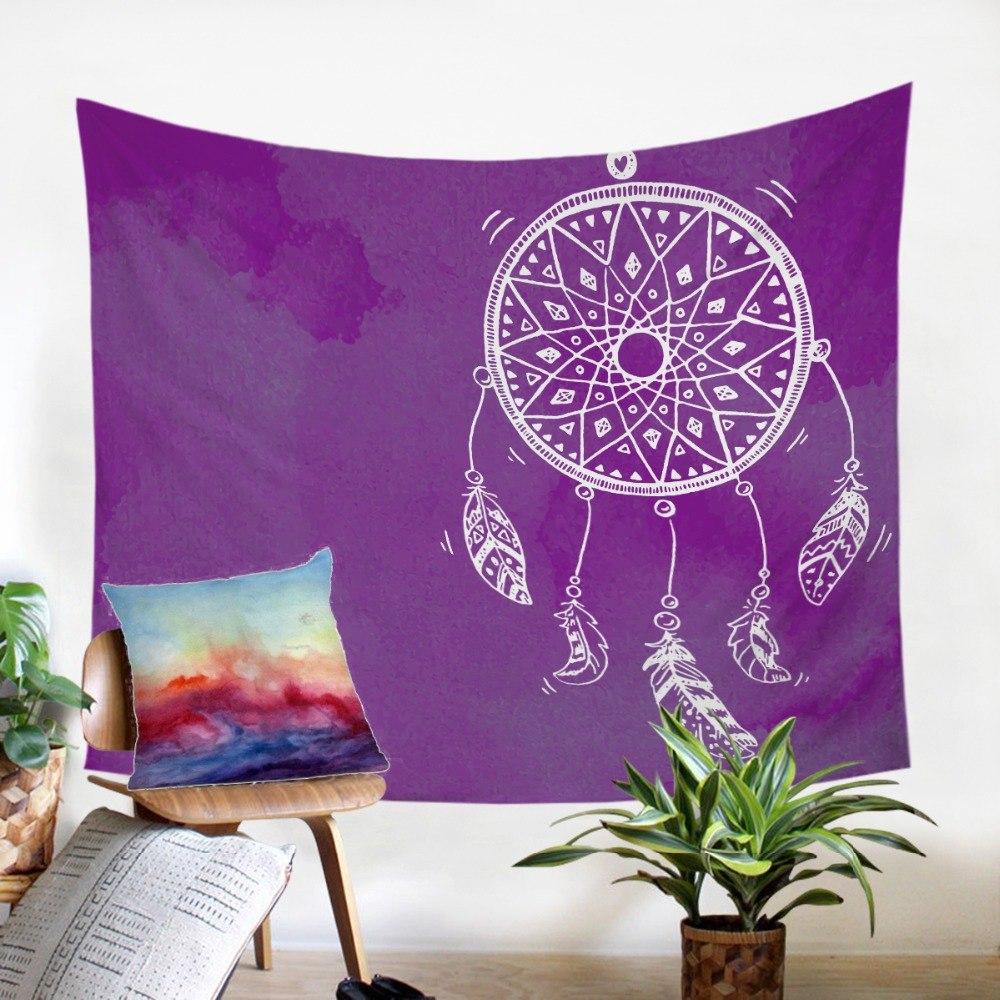 Dreamcatcher Purple  Decorative Tapestry