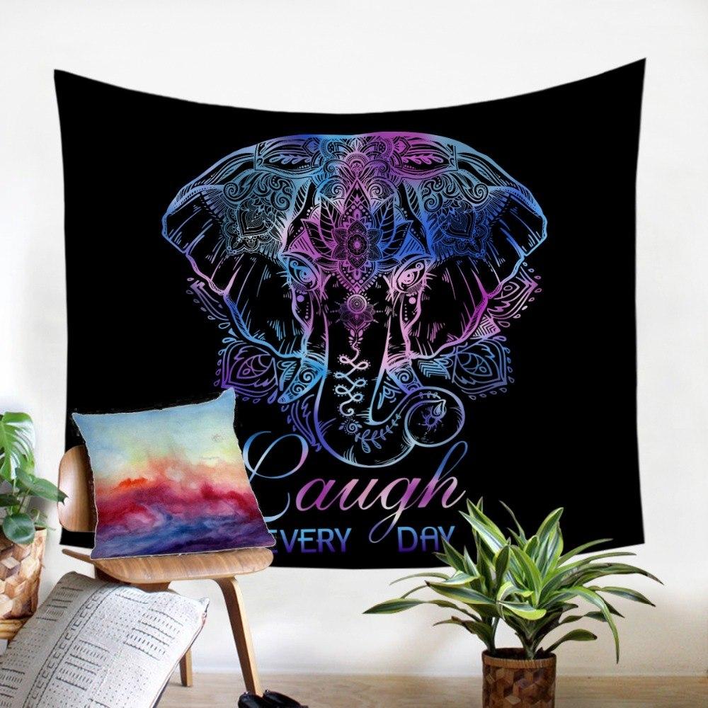 Bohemian Elephant Tapestry