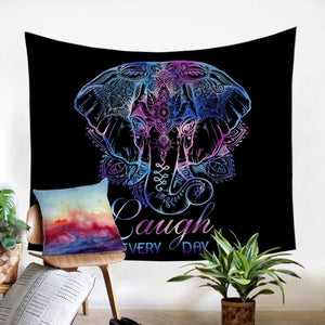 Bohemian Elephant Tapestry