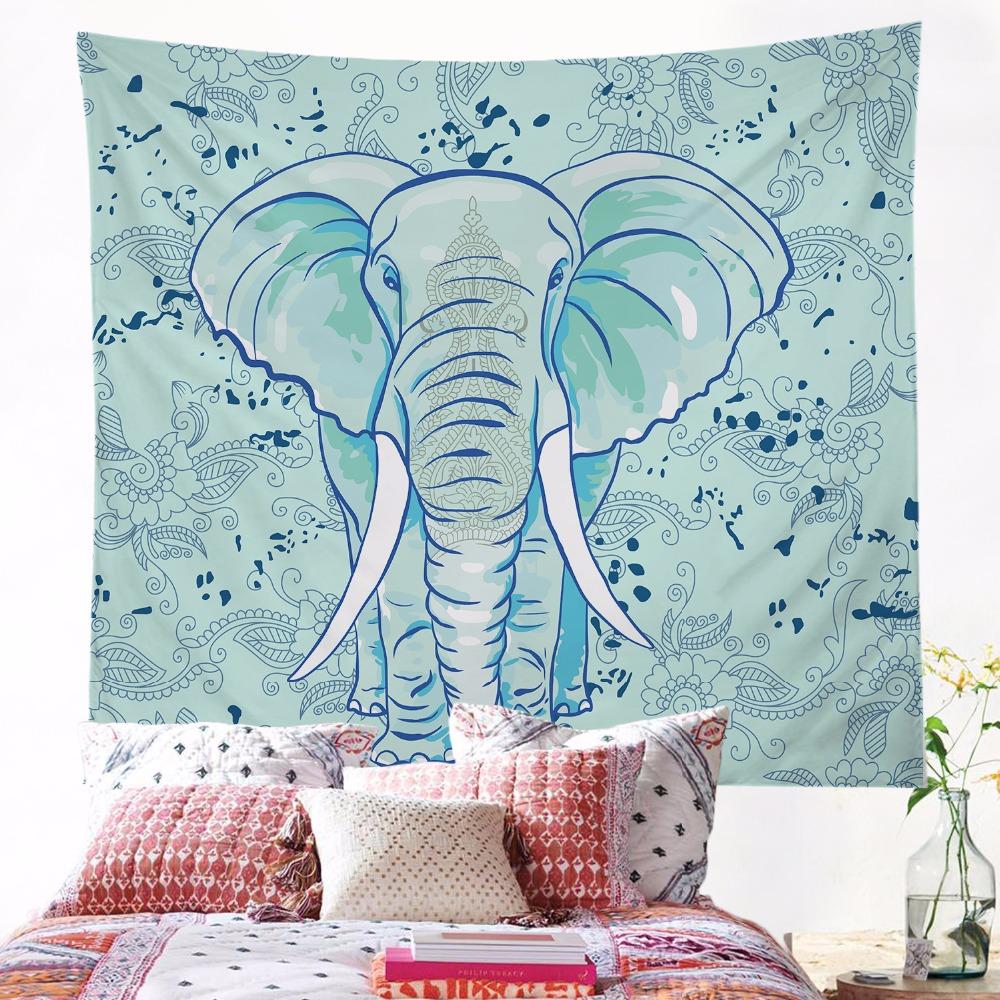 Blue Boho Hippy Tapestry