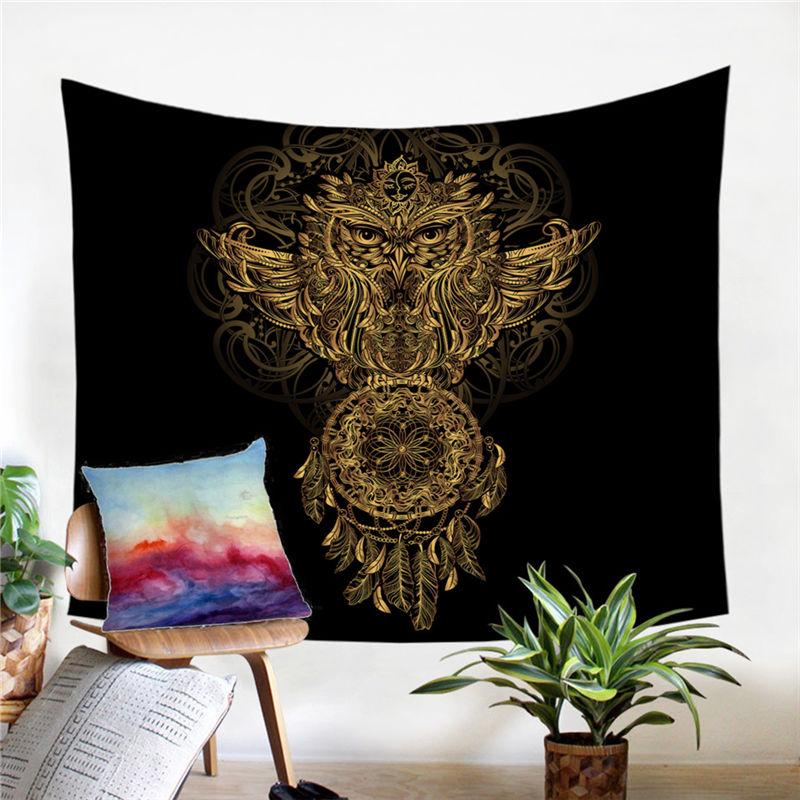 Golden Animal Tapestry
