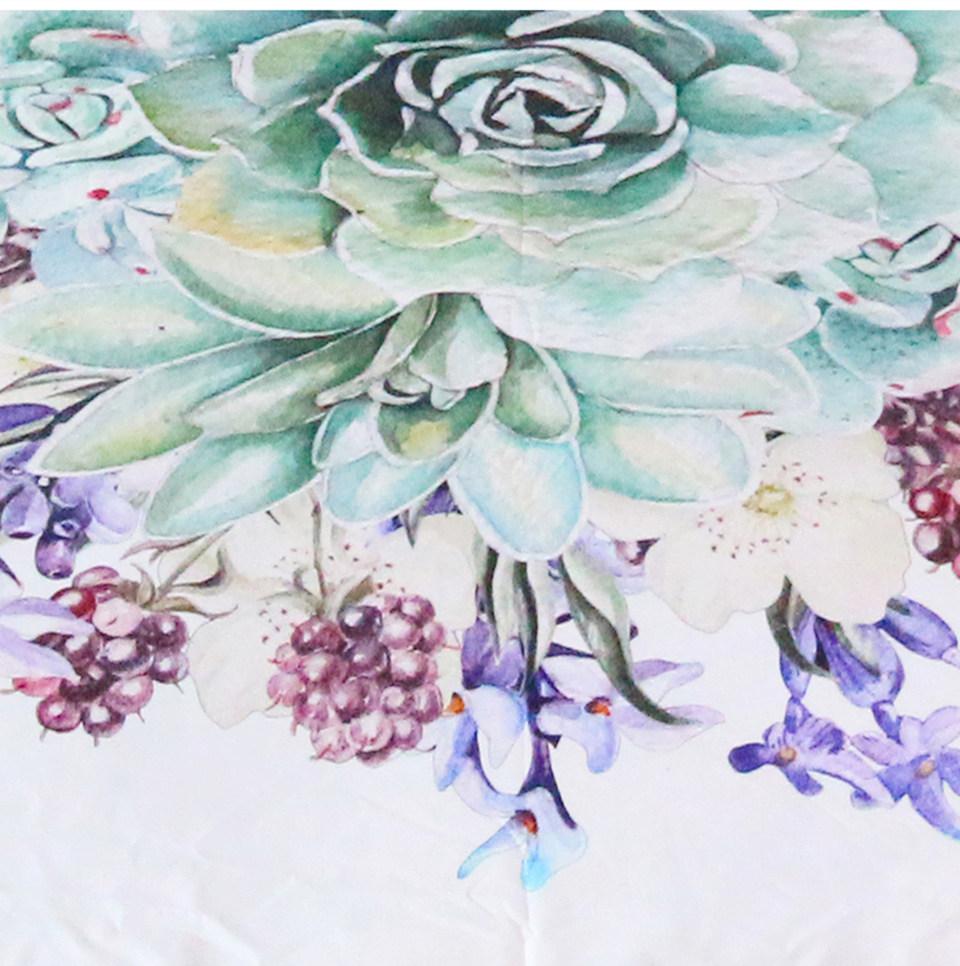 3D Floral Art Tapestry