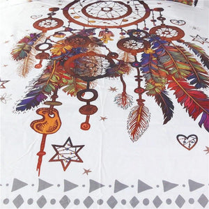 Dreamcatcher Feathers Watercolor Tapestry