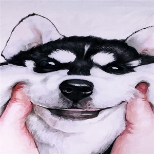 Husky Puppy Tapestry