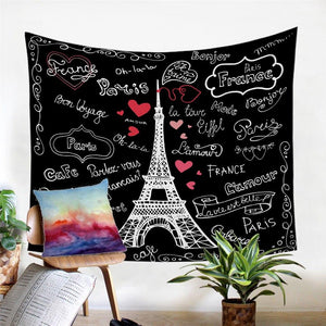 Paris Tower Tapestry