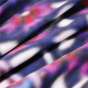 Purple Glowing Mandala Tapestry