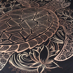 Golden Turtles Tapestry
