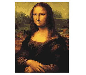 Mona Lisa Likeness Painting By Numbers Kit