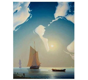 Romantic Sailing Painting By Numbers Kit