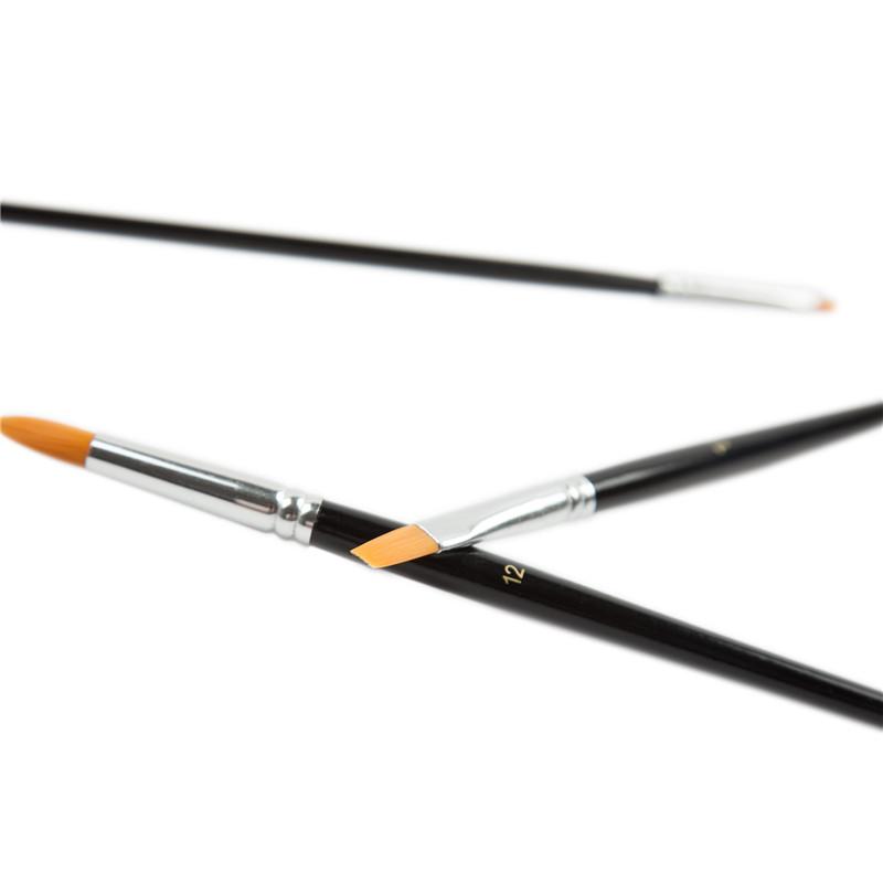 12pcs Nylon Hair Paint Brush Set Artist Brush