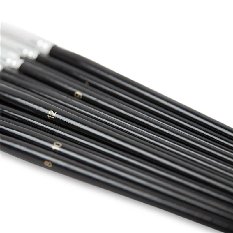 12pcs Nylon Hair Paint Brush Set Artist Brush