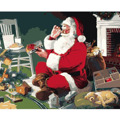 Image of Various Christmas Scenes Painting By Number Kits