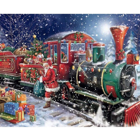 Image of Various Christmas Scenes Painting By Number Kits