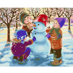 Various Christmas Scenes Painting By Number Kits