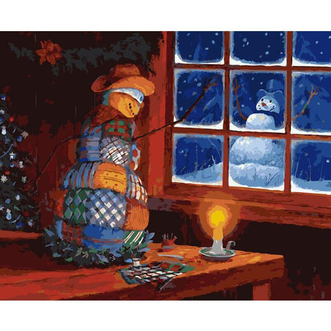 Image of Various Christmas Scenes Painting By Number Kits