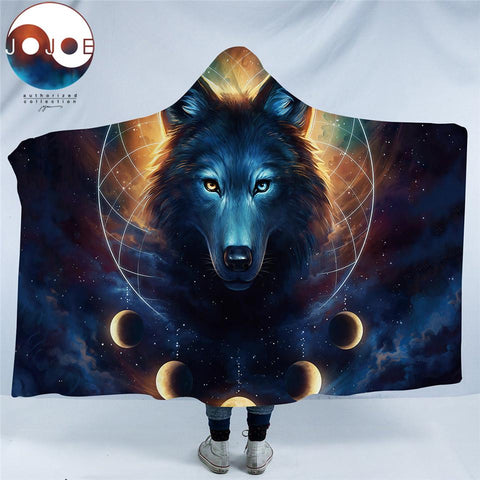 Image of Dream Catcher by JoJoes Art Hooded Blanket