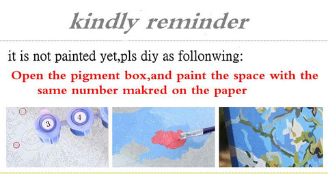 Image of Romantic Couple Painting By Numbers Kit