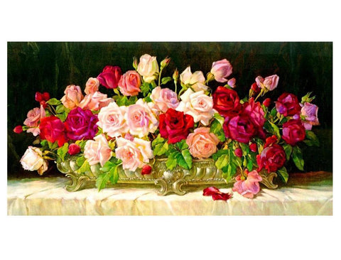 Image of Diamond Painting Floral Design