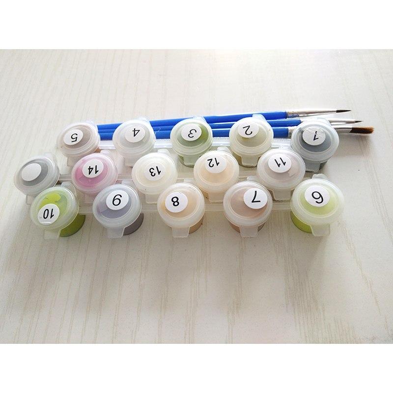 Colorful Dog DIY Painting By Numbers Kit