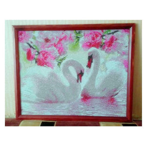 Swans In The Lake 5D Diamond Painting Kit