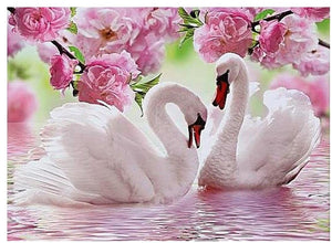 Swans In The Lake 5D Diamond Painting Kit