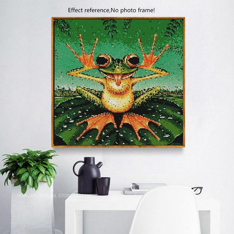 Image of 5D Diamond Painting Funny Frog