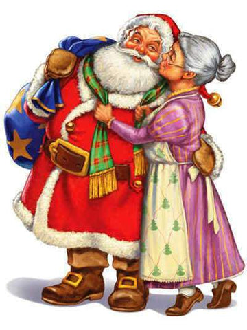 Image of Santa Claus At Work Diamond Painting Full Square Kit