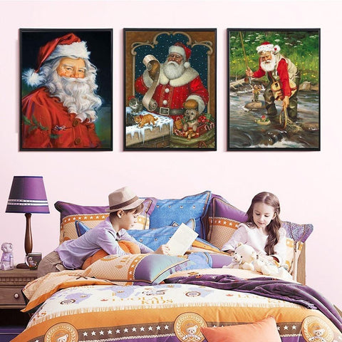 Image of Santa Claus At Work Diamond Painting Full Square Kit