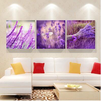 HUACAN DIY Lavender Manor Diamond Painting Needlework Craft Full Square Diamond Embroidery Scenic Living Room Decor Lover Gifts